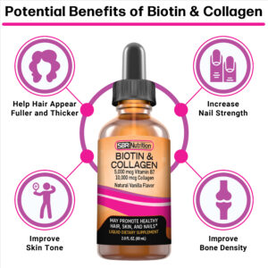 Biotin 5000 mcg + Collagen 10000 mcg