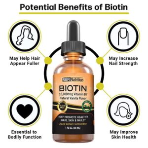 liquid biotin vegan hair vitamin